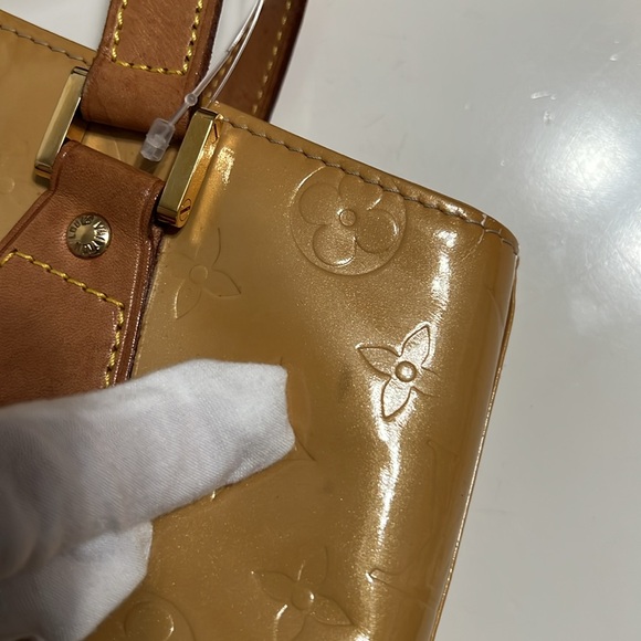 Louis Vuitton Vintage Yellow Vernis Houston Bag - Picture 13 of 16